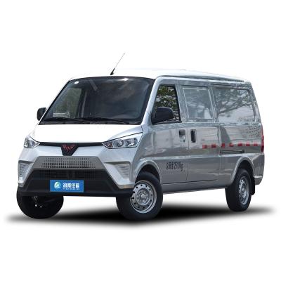 China Fabric Chinese Pickup Trucks 2022 Wuling EV50 Trunk 301km 0.5 Hours Fast Charger Medium Electric Car Ev Van Cargo for sale