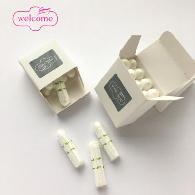 China Super Absorbency ME TIME Organic Tampons Private Label Cotton GOTS Organic Tampons for sale