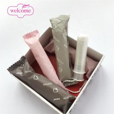 China Twist off packaging opening I time chinese organic cotton tampons tin wholesale organic hemp tampons women tampons for sale