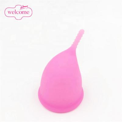 China Reusable menstrual cup silicone cup/silicone medical grade menstrual medical menstrual cup eco-friendly high quality silicone for sale