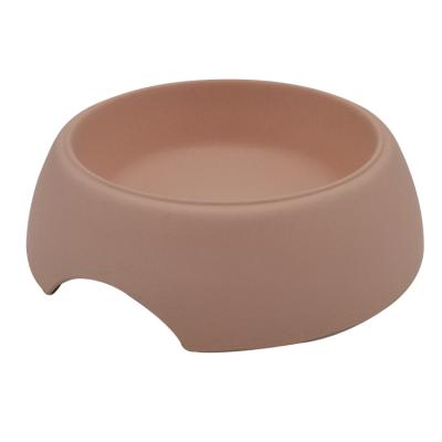 China 2030107 Non-automatic Biodegradable Bamboo Fiber Slow Feeding Pet Bowl Food Grade Plant Fiber Dog Bowls Feeder Water for sale