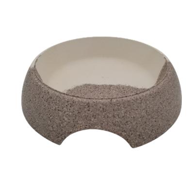 China 2030108 Eco Non-automatic Bamboo Promotional Round Small Cat Dog Bowl for sale