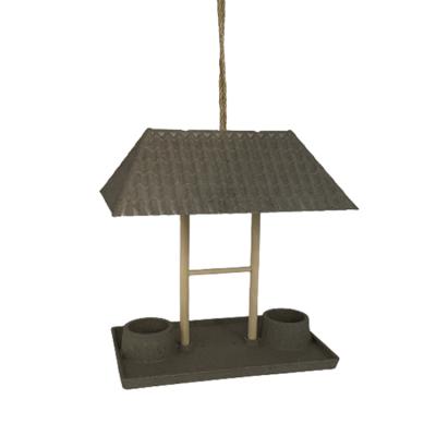 China 2080112 Viable Wholesale Quality Outside Wild Bird House Bird Seed Feeder Hanging Bird Feeder For Outdoor for sale