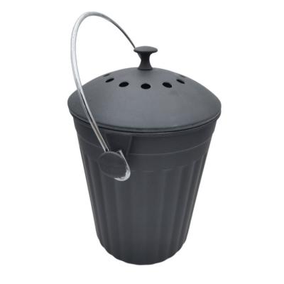 China Wholesale Sustainable New Design CS01-BF21085 Indoor Household Recycling Waste Compost Bin With Handle for sale