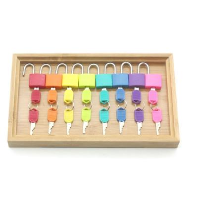 China Educational Toys Montessori Tray Locks Set Educational Sensory Toys Educational Wooden Toys for sale