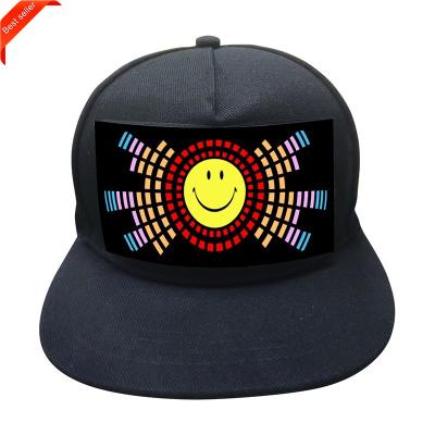 China Decoration New Arrival Hat Event Party Supplies Show Led Flashing Baseball Party Hat Festival Halloween Birthday Party for sale