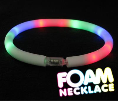 China Fashional Fun Necklace LED Light Up Jewelry Multicolor With Lightning And Color Chase for sale