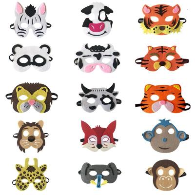 China Party Styles Animals Party Mask For Kids Birthday Party Costume Masks Dress Up Game Decoration Supplies for sale