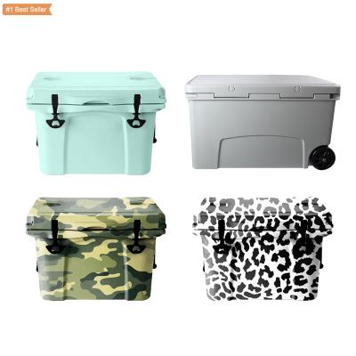 China Waterproof Lunch Bag Raising Custom Logo Koelbox Hard Cooler Beer Ice Cooler Box Fishing Camping Hard Coole for sale