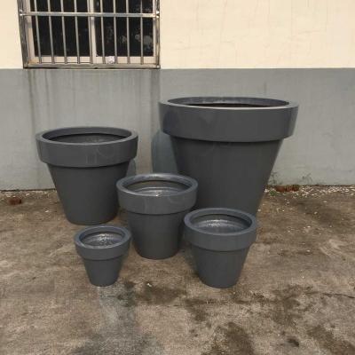 China Modern Flower Tree Planters Outdoor Fiberglass Planters Pots For Modern Plants Large Plant Pot for sale