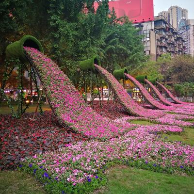 China Decorative Decoration Outdoor Vertical Garden Landscape Artificial Grass Sculpture for sale