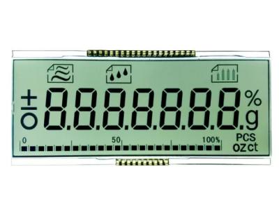 China Alphanumeric TN LCD Display 7 Segment 4 Digit Monochrome Lcd Display for sale