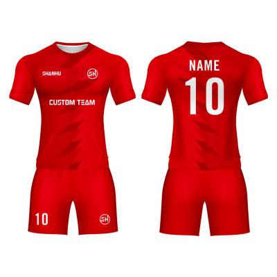 China Wholesale custom sets men soccer jersey sublimation football shirt for men for sale