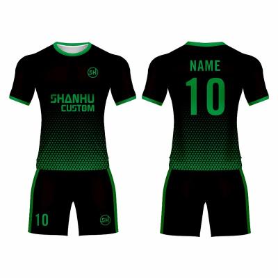 China Sets Customize Sport Wear Football Kit Full Sublimation Uniform Digital Printing Football Kit for sale