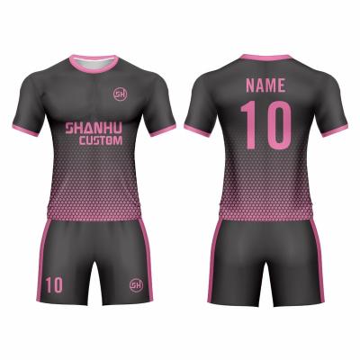 China Custom Sets Soccer Uniforms Futbol Kits Youth Soccer Shirt Shorts Soccer Training Wear for sale