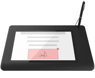 China lcd signature tablet for bank/office 10 inch electronic lcd monitor pdf signature pad for office bank for sale