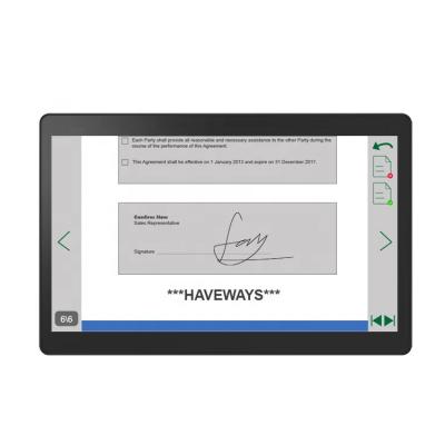 China LCD Signature Tablet For Bank/Office Pdf Signature Tablet Interactive LCD Screen 15.6 Inch Digital Signature Pad for sale