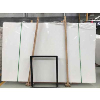 China Large Modern Marble Company Best Quality Price Chinese Crystal White Marble Slab Interior Stacked Marble StoneTiles for sale