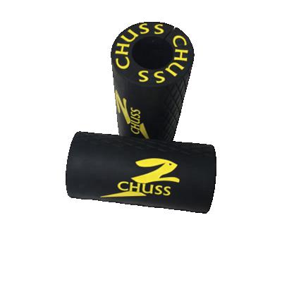 China 2022 New Anti-Slip and Extra Resistance Silicone Personalized Grips with Custom Logo Engraved Thick Bar Grip for Muscle Building for sale