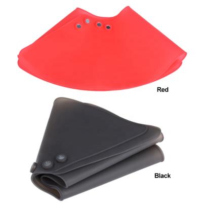 China With Magnet Card Buckle Silicone Barber Cape For Salon Hairdressing Reusable Shawl For Hair Dye for sale