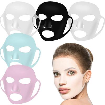 China Reusable Silicone Face Wrap Face Moisturizer Silicone Face Mask Cover Silicone Moisturizer Skin Face Mask For Sheet Masks for sale