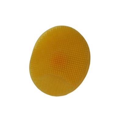 China Manual Mini Reusable Durable Eco Friendly Flexible Facial Scrubber Pad Silicone Washing Cleaning Brush for sale