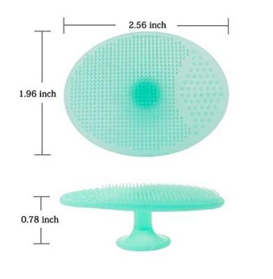 China Reusable Durable Mini Eco-friendly Design Facial Cleansing Scrubber For Face With Handle for sale