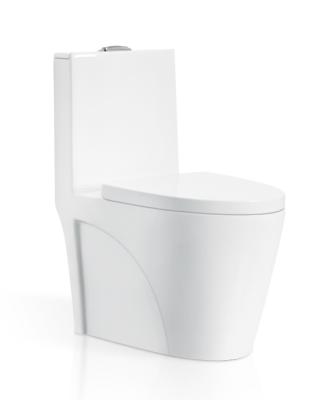 China Double-Flow European Style Sleek Design Siphonic WC Flush One Piece Toilet for sale