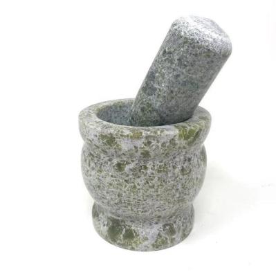 China Pestle and Mortar Kitchenware Grinder Viable White Marble Mortar and Pestle Marble for sale