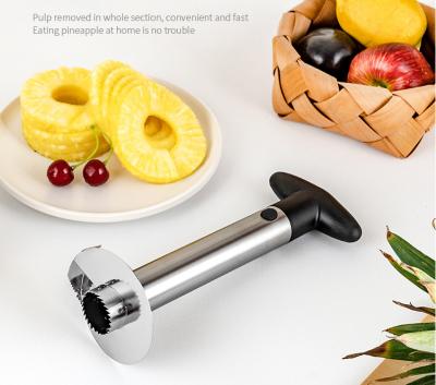 China Viable 304 Stainless Steel Pineapple Knife Pineapple Cutter Pineapple Eye Removal Tool for sale