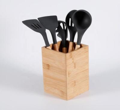 China Rustic Hot Selling Wooden Kitchen Accessories Set Ready To Ship for sale