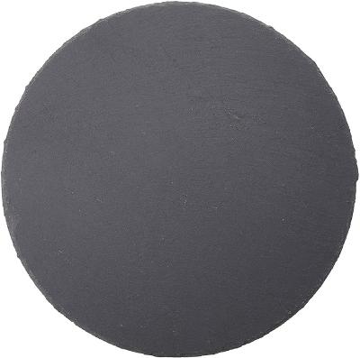 China Sustainable Slate Round Serving and Cheese Board 11 Diameter Black for sale