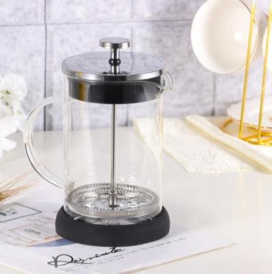 China Besuto Viable Wholesale Portable Coffee Glass Double Wall French Press for sale