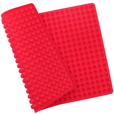 China 2022 Shape Most Safe Pastry Mat Kitchen Silicone Baking Mat 468 Round Cavity Popular Microwave Viable for sale