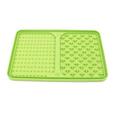 China Hot-selling Cat Feeding Mat Slow Food Bowl Slow Food Mat Pet Anti-Choking Tray Dog Mat Silicone Silicone for sale