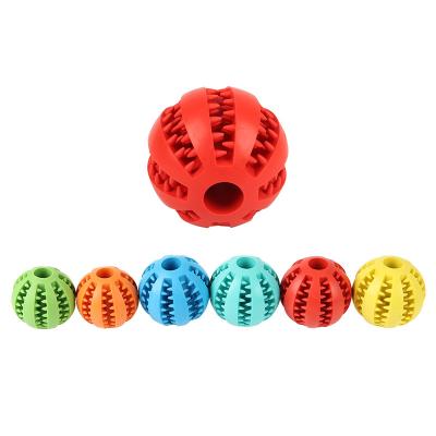 China Amazon New Arrival Silicone Toy Balls For Pet Watermelon Ball Rubber For Dog Teeth Cleaning Rugby To Chew Ball for sale