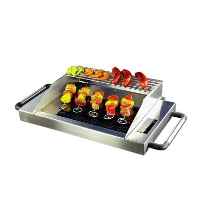 China Best Supplier Top Grade Electric BBQ Supplier Easily Assembled Ceramic Glass Grill Used For Heating Prawns for sale