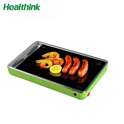 China Hotel Healthink Stainless Steel Top Frame Electric Ceramic BBQ Grill for sale