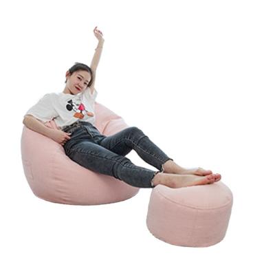 China Hot Selling Independent Simple Modern Small Apartment Fabric Different Liner Bean Bag Chair Living Room Sofas for sale