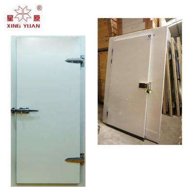 China 0.8*1.8m Cold room cold storage swing door for stuff and trolley for sale