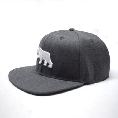 China JOINT Wholesale 6 Panel Mens Black 3d Embroidery Custom Snapback Hats For Mens Womens for sale