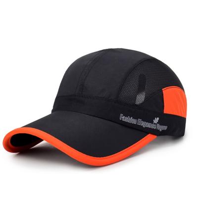 China JOINT Outdoor Sports Running Hiking Caps Sports Hats Caps Mens Baseball Cap Womens Vented Cap Customized for sale