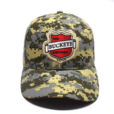 China Wholesale New Fashion Logo Patch Embroidery Patter Camouflage Mosaic Hats 6 Panel JOINT Custom Baseball Caps for sale