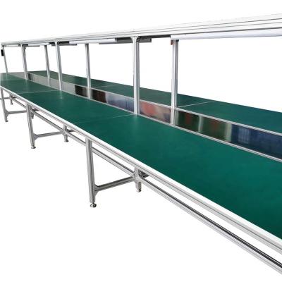 China Custom Table Top Belt Conveyor Shoes Lasting Conveyor Te koop