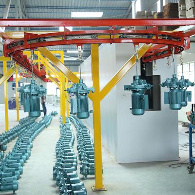 China Track Overhead Conveyor Hanging Accumulation Chain Overhead Conveyor System zu verkaufen