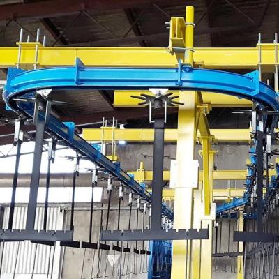 China Automation Production Line Overhead Chain Conveyor Hangers Overhead Garment Conveyor zu verkaufen