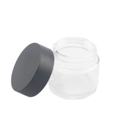 China Pharmaceutical 3OZ Screw Lid Jars Child Resistant Packaging Glass Jars With Child Safe Lid for sale