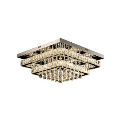 China Luxury Decorative Square Modern Bedroom Living Room Ceiling Chandelier Pendant Ceiling Lights for sale