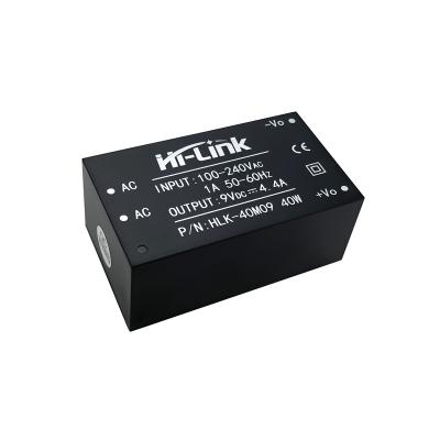 China High power density 40W 9V single output AC to DC power supply module offer step down hilink HLK-40M09 for sale