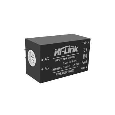 China Original 100-240Vac to 3.3V 5W DC Power Supply Module Hi-Link 5m03 HLK-5M03 for sale